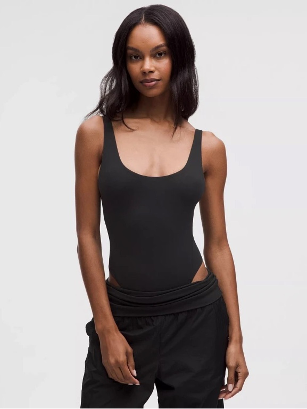 Lululemon Nulu Mesh Scoop Back Sleeveless Bodysuit